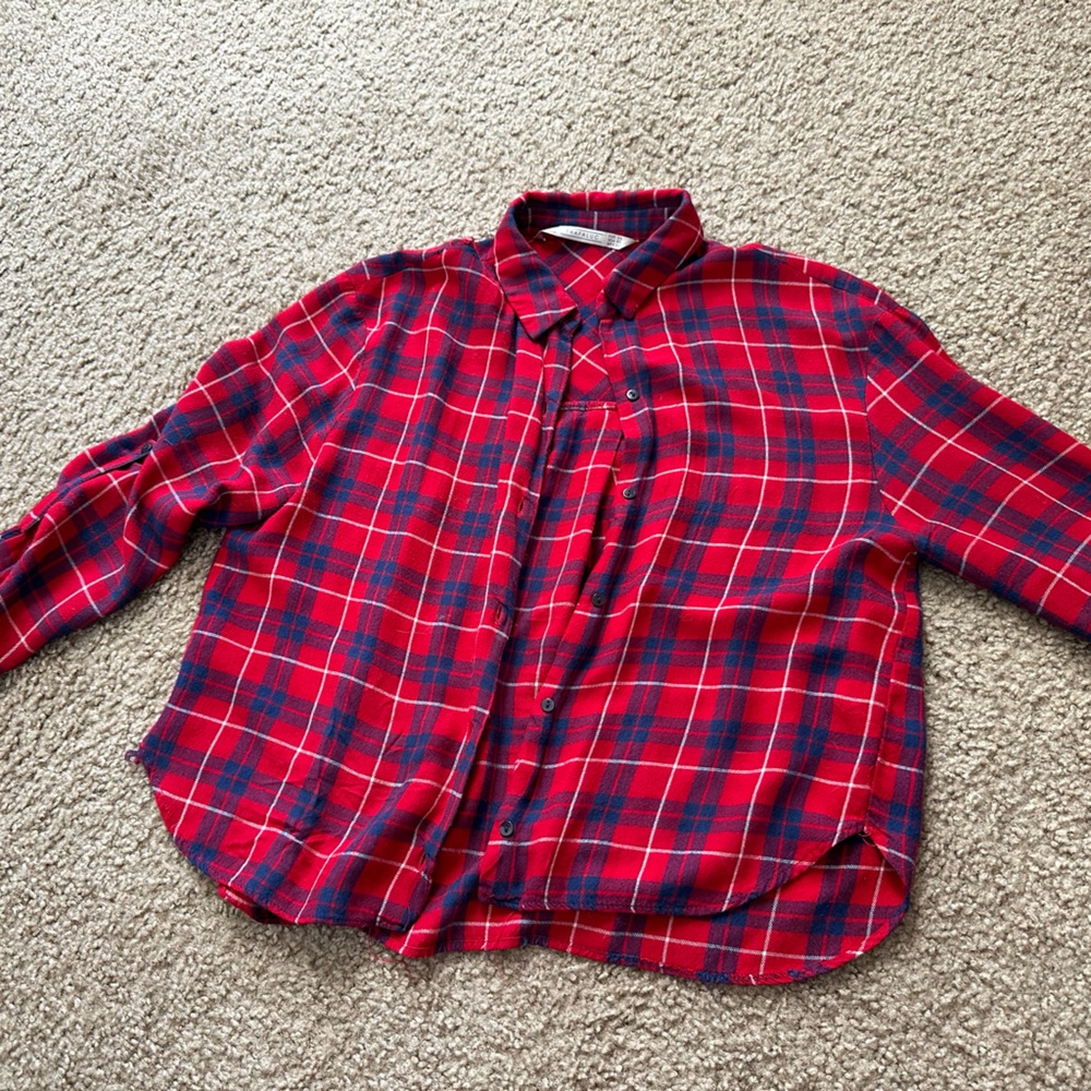 Zara red t-shirt size XS/S